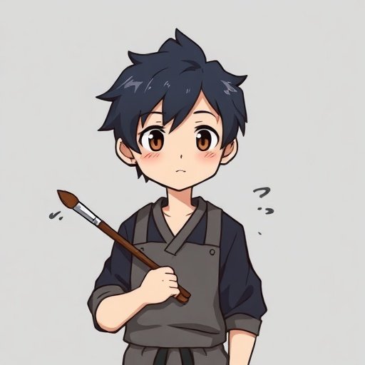 七七漫画追番茶馆用户画笔下的月光头像
